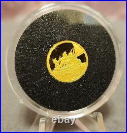 Disney Pinocchio 50th Anniversary Six 1/10 Troy Oz Gold Coin Collectors Proofset