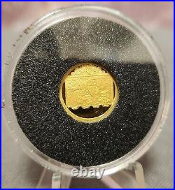 Disney Pinocchio 50th Anniversary Six 1/10 Troy Oz Gold Coin Collectors Proofset