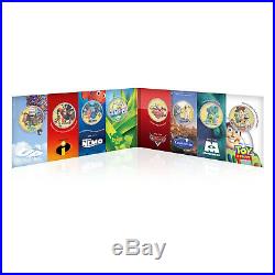 Disney Pixar Collection Gold Coin / Medal Complete Pack