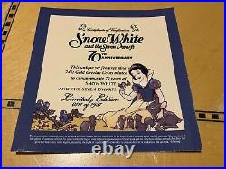 Disney Snow White Limited Edition 70th Anniversary Gold Coin Set