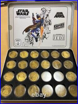 Disney Star Wars Rare Limited Edition Gold Coin Set Limited to 500 Worldwide New