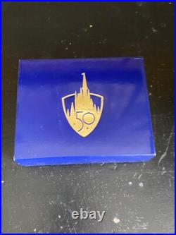 Disney World 50th Anniversary 24kt Gold Plated Commemorative Coin LE 4000