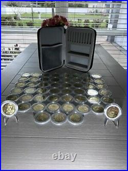 Disney World Full Set (All 53 Coins) 50th Anniversary Gold Coins With Case