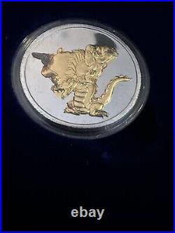 Disney's Fantasia 50th Anniversary RARE Proofset Case 7 1oz Silver Coin Gold Set
