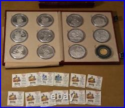 Disney's Snow White 50th Anniversary Rare 12-Coin Set 5oz Silver & 1oz Gold