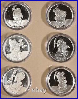 Disney's Snow White 50th Anniversary Rare 12-Coin Set 5oz Silver & 1oz Gold
