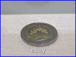 Disneyland 30th Year 1955 1985 22K Gold & Silver Disney Coin Medallion Rare