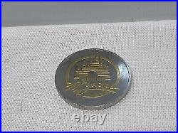 Disneyland 30th Year 1955 1985 22K Gold & Silver Disney Coin Medallion Rare