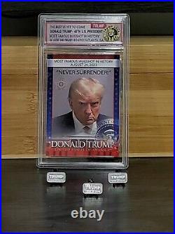 Donald J Trump 2024.999 Fine SILVER Bullion MUGSHOT- historical- Collection