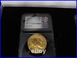 Donald J. Trump 45th President 2024 First Releases MS 70, 5-Piece Gold Coin Set