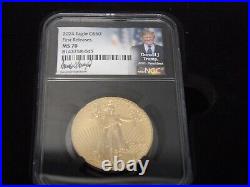 Donald J. Trump 45th President 2024 First Releases MS 70, 5-Piece Gold Coin Set