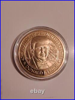 Donald Trump 45th President Liberty PROOF Gold Capsule is Good For Collection