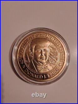 Donald Trump 45th President Liberty PROOF Gold Capsule is Good For Collection