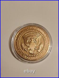 Donald Trump 45th President Liberty PROOF Gold Capsule is Good For Collection