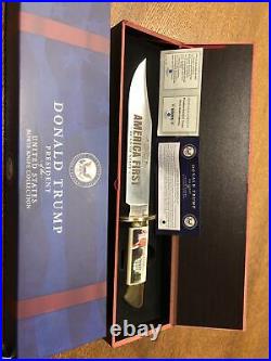 Donald Trump Bowie Knife Gold Coin American Mint Collector Presidential Roles