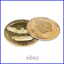 Donald Trump Coin 2020 Keep America Great Coin Patriotic Gold Challenge Coin