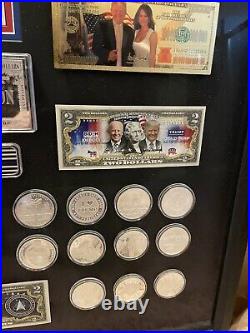 Donald Trump Prof Framed Rare Collection 1oz Coin, Autograph, Trump Silver, Gold