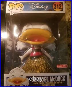 Duck Tales Scrooge on Gold Coins 10 Pop! Vinyl FunKo