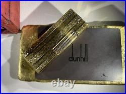 Dunhill 14k Gold, 2 Lines Design + Millennium Coin Series, Past, Present, Future