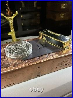 Dunhill Lighter Gold Black Lacquer, 1oz 999 Silver 2021 Terra Coin