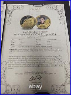 Elvis Presley Coin Collection Gold Coin 9ct Gold