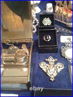 Estate Junk Drawer Includes Gold SilverAntique CoinsJewelry And More