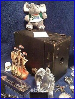 Estate Junk Drawer Includes Gold SilverAntique CoinsJewelry And More