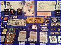 Estate Junk Drawer Includes Gold Silver Antique Coins Jewelry And More