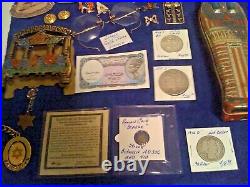 Estate Junk Drawer Includes Gold Silver Antique Coins Jewelry And More