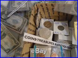 Estate Old Vintage Us Coins, Gold, Silver. 999 Bullion, Platinum, Currency, Stamps