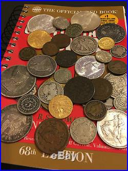 Estate Sale Lot Old Us Coins Moneygold Silverbig Value Collection 50 Years+