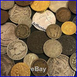 Estate Sale Lot Old Us Coins Moneygold Silverbig Value Collection 50 Years+