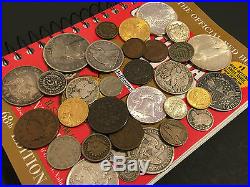 Estate Sale Lot Old Us Coins Moneygold Silverbig Value Collection 50 Years+