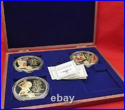 Exciting Set! The Star-Spangled Banner Colossal Collection Three Coins & Case