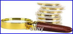 Exquisite Franklin Mint Founding Fathers Coin Collection 7-Piece Storage Box