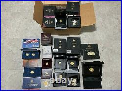 Extraordinary US Mint Gold Coin & Medal Collection (22 total items)