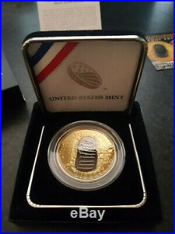 Extremely Rare! Apollo 11 50th Anniversary Silver/Gold 24K Curved LE of 169 Coin