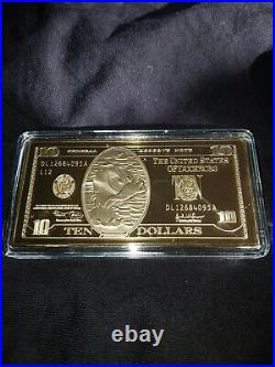 Extremely Rare! Disney Scrooge McDuck $10 Sport of Tycoons Gold LE of 150 Bar