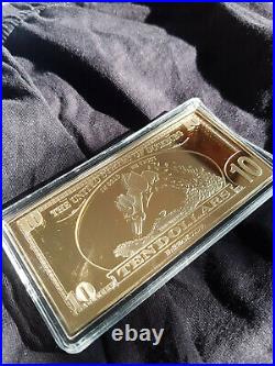 Extremely Rare! Disney Scrooge McDuck $10 Sport of Tycoons Gold LE of 150 Bar