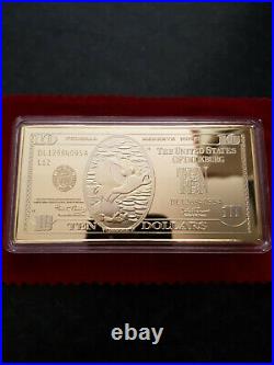 Extremely Rare! Disney Scrooge McDuck $10 Sport of Tycoons Gold LE of 150 Bar