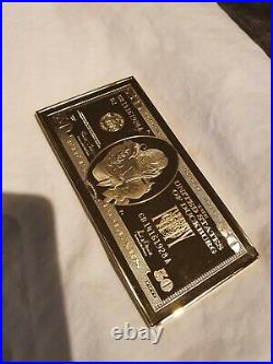 Extremely Rare! Disney Scrooge McDuck $50 Hard Life Gold LE of 150 Note Coin Bar