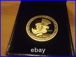 Extremely Rare! Gold Walt Disney First Euro of Uncle Scrooge School Sample Coin