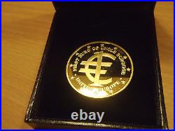 Extremely Rare! Gold Walt Disney First Euro of Uncle Scrooge School Sample Coin