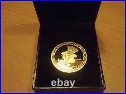 Extremely Rare! Gold Walt Disney First Euro of Uncle Scrooge School Sample Coin