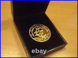 Extremely Rare! Gold Walt Disney First Euro of Uncle Scrooge School Sample Coin