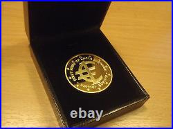 Extremely Rare! Gold Walt Disney First Euro of Uncle Scrooge School Sample Coin
