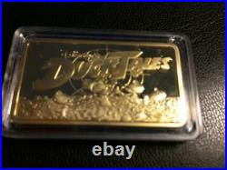 Extremely Rare! Walt Disney Ducktales Gold Plated 24K LE of 2000 Bar Number One