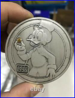 Extremely Rare! Walt Disney Scrooge McDuck First Gold Nugget LE of 500 Big Coin