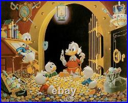 Extremely Rare! Walt Disney The First Euro of Uncle Scrooge Gold Plated Coin