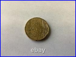 France, 20 Euro Cent, 1999, (Collectible Coin)! / Extremely Rare